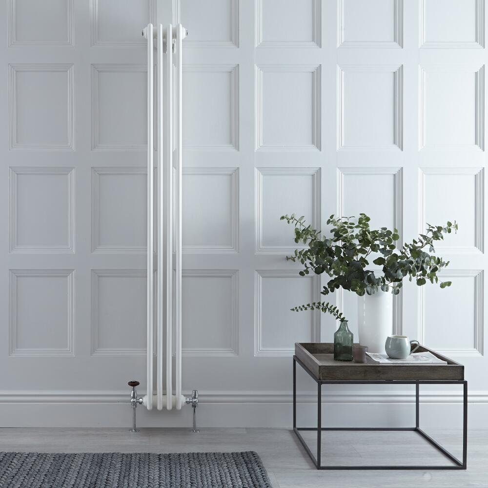 Designradiator Verticaal Klassiek Wit 180cm x 20cm x 10cm 779 Watt - Windsor