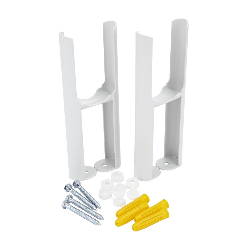 Radiatorpoten - Alleen geschikt voor de Klassieke 2-kolom radiator - Wit -22,5cm x 9,5cm x 7,5cm