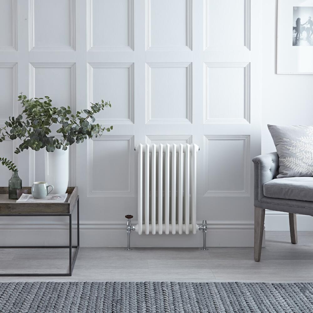 Windsor Designradiator Horizontaal Klassiek Wit 60cm x 40,5cm x 10cm 721 Watt