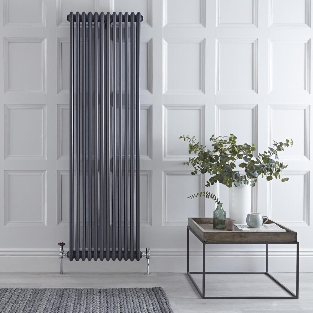 Windsor 3 Kolomradiator Verticaal Anthraciet 180cm x 56,3cm 2338Watt