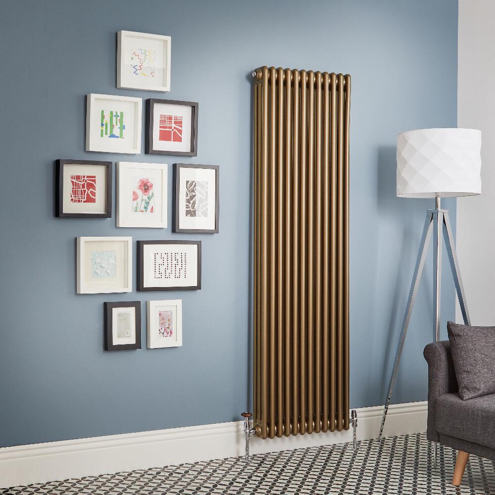 Kolomradiator Verticaal Brons Metallic | Kies de Afmeting | Windsor