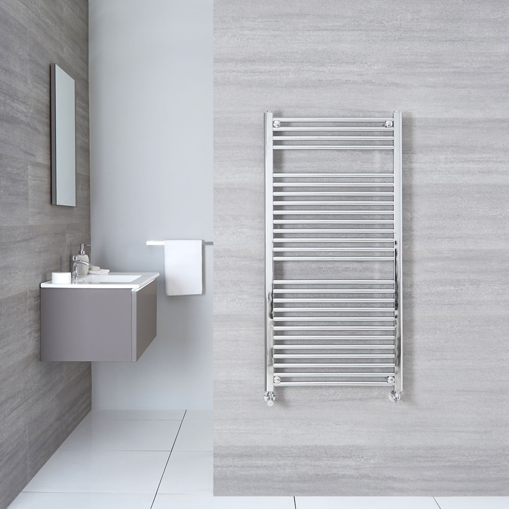 Ischia Handdoekradiator Chroom 120cm x 60cm x 3cm 531 Watt