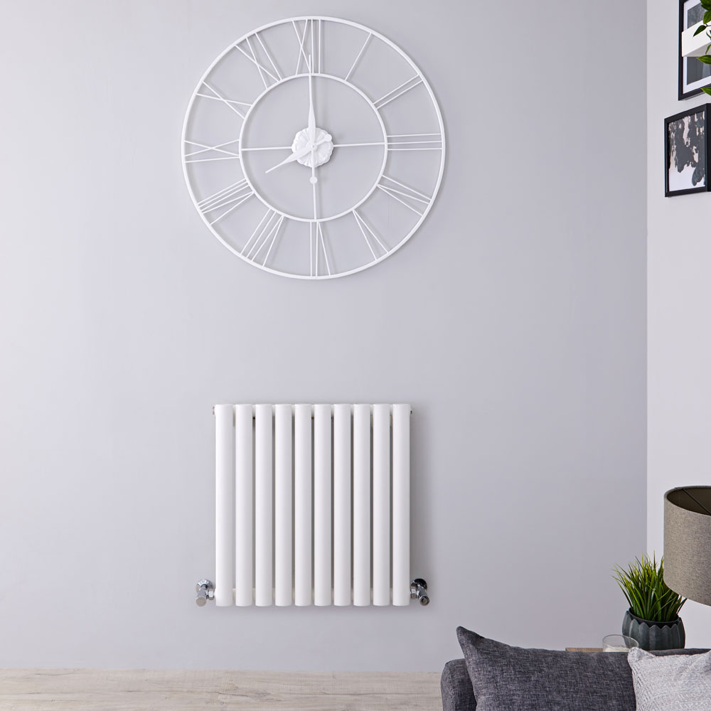 Revive Designradiator Horizontaal Wit 60cm x 59,5cm x 5,6cm 558Watt