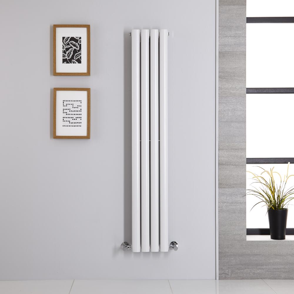 Revive Designradiator Verticaal Wit 140cm x 23,6cm x 7,8cm 696 Watt