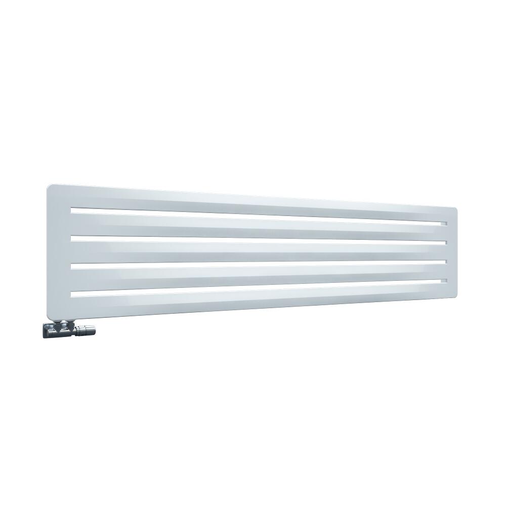 Hudson Reed Leba Designradiator Horizontaal Wit 41 x 180 cm 912 Watt