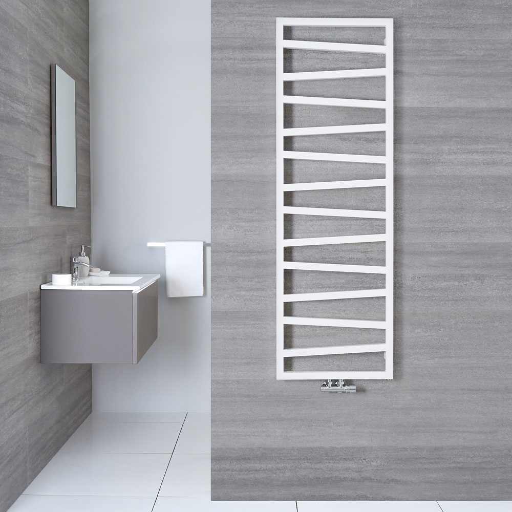 Hudson Reed Torun Handdoekradiator Wit 154,5 x 50 cm 736Watt