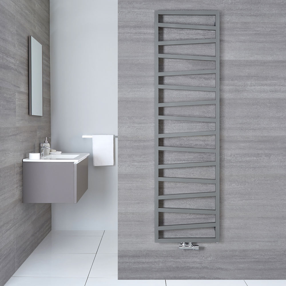 Hudson Reed Torun Handdoekradiator Zilver 178 x 50 cm 794 Watt