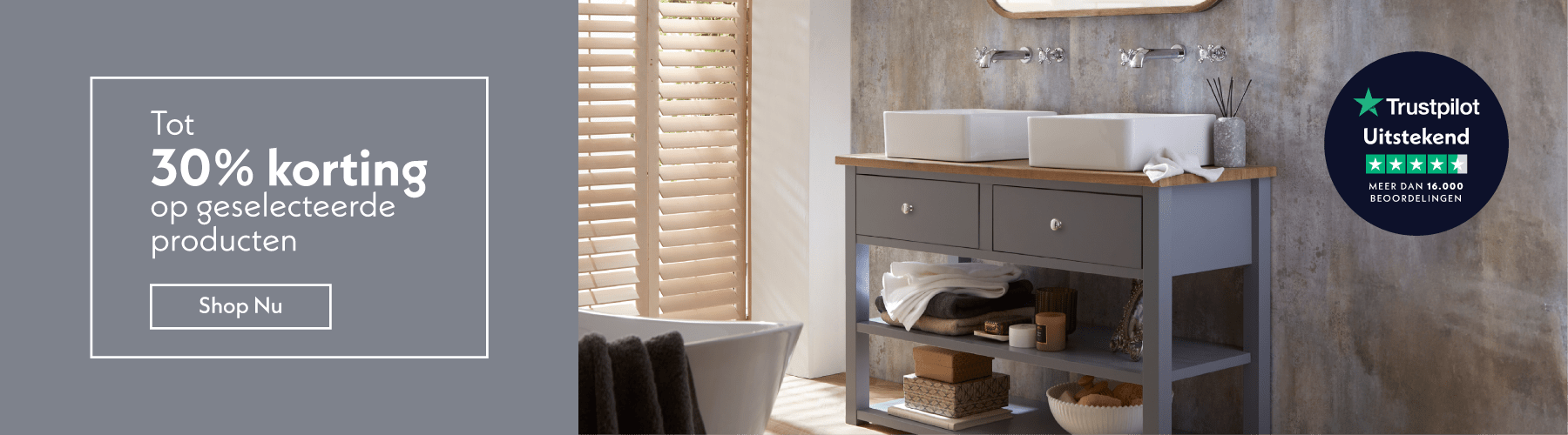 Tot 30% korting op geselecteerde producten