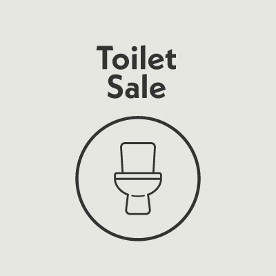 Toiletten in de aanbieding