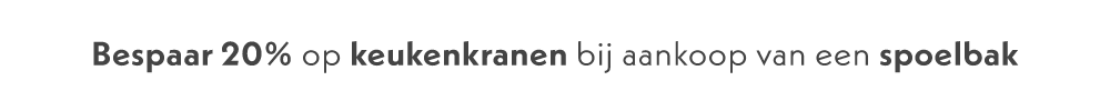Buy a kitchen sink, get a 20% off kitchen tap